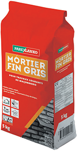 Mortier fin Gris - 5kg